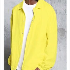Yellow Windbreaker